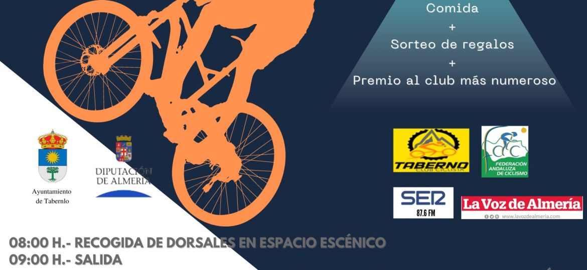 Cartel II Media maratón BTT Taberno