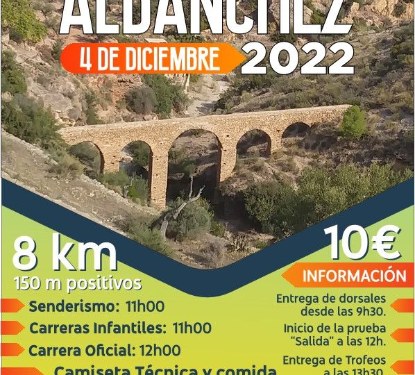 cartel carrera popular albanchez 04-10 montur